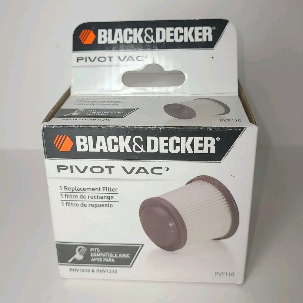 PVF110 Black & Decker Pivot Vacuum Filter for PHV1810 PHV1210 - Brand New